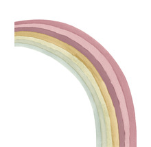 Illustration eines stilisierten Regenbogens