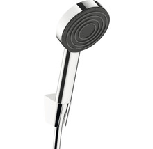 Handbrause aus Metall mit Brausehalter