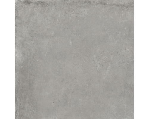 Feinsteinzeug Bodenfliese Cortina grey 81x81 cm grau matt rektifiziert