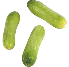 Drei grüne Salatgurken
