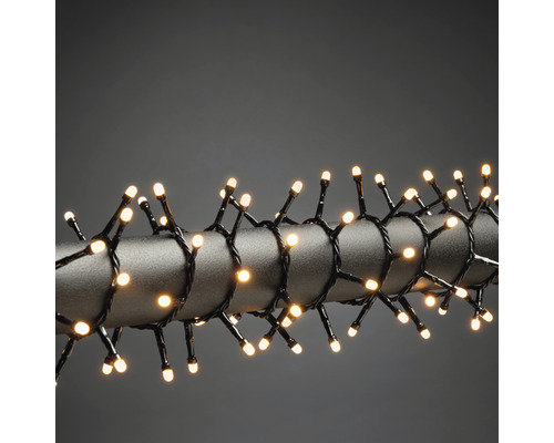 Lichterkette Weihnachtsbaum Konstsmide Micro LED Compactlights gefrostet 22 m + 5 m Zuleitung 1000 LEDs Lichtfarbe bernstein Lichterkette mit warmweißen LEDs