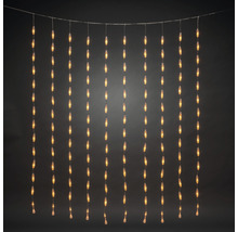 Dekorative Lichterkette mit zahlreichen warmweißen LED Tropfen für stimmungsvolle Beleuchtung.
