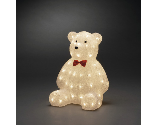 Leuchtfigur Konstsmide LED Acryl Teddybär 64 LEDs Lichtfarbe warmweiß