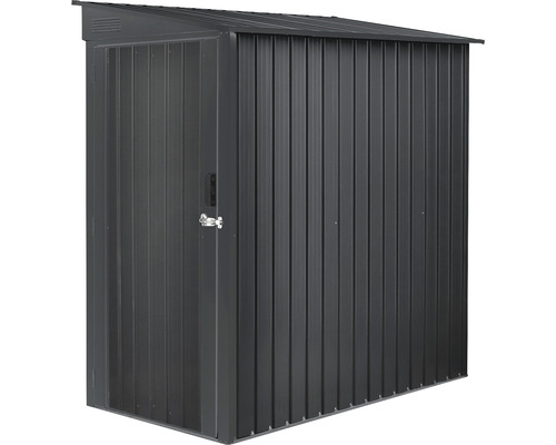 Geräteschuppen aus Metall mit abschließbarer Tür