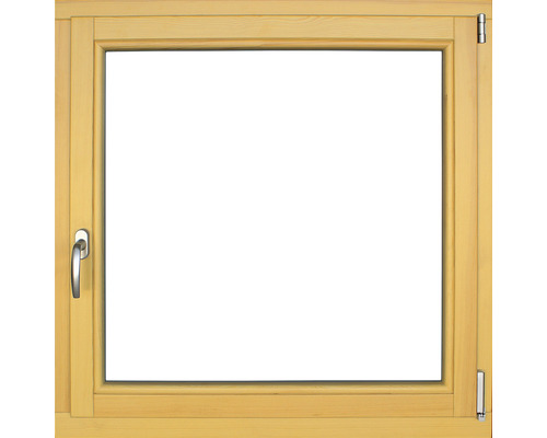 Holzfenster 1-flg. ARON Renova Kiefer lackiert S10 weide 800x600 mm DIN Rechts Holzfenster mit Fenstergriff