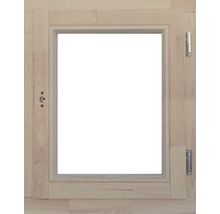 Holzfenster mit Beschlägen und Schloss