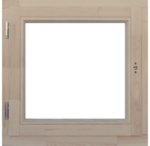 Holzfensterrahmen mit Beschlägen