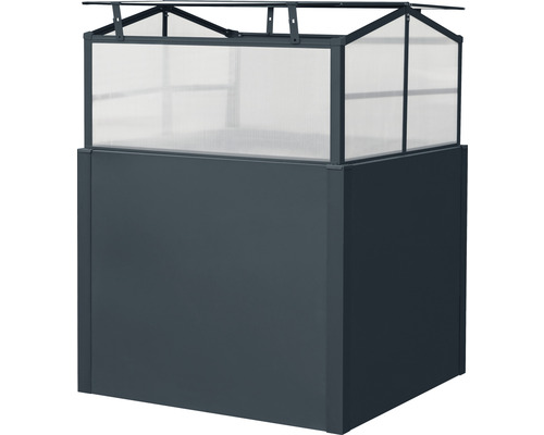 Hochbeet mit Frühbeetaufsatz