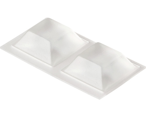 Zwei Kunststoffabdeckungen für Schraubenlöcher