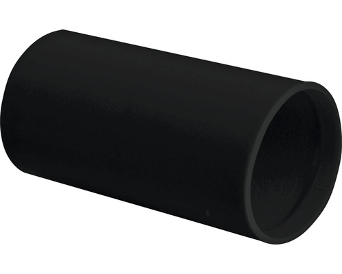 Steckmuffe 25 mm zur Verbindung von Elektro-Installationsrohren 10er Pack schwarz