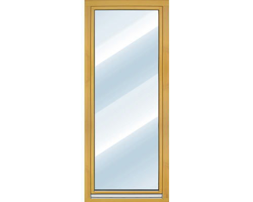 Innentür mit Lichtausschnitt und Holzrahmen