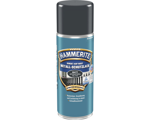 HAMMERITE Metallschutzlack Spray matt anthrazit 400 ml Hammerite Metallschutzlack Spraydose, anthrazitgrau