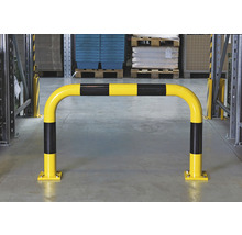 Rammschutzbügel zum Wegnehmen Stahl gelb/schwarz 600x750 mm