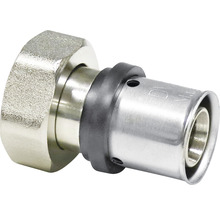 Pressfitting mit Mutter für Rohrsysteme