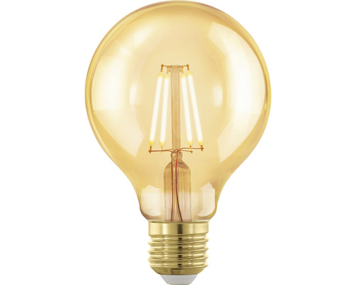 LED-Lampe G80 E27 / 4 W ( 28 W ) amber 300 lm 1700 K warmweiß