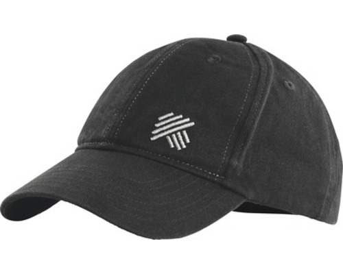 6-Panel Baseball Kappe schwarz-0