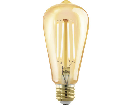 LED-Lampe ST64 E27 / 4 W ( 28 W ) amber 300 lm 1700 K warmweiß