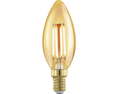 LED-Lampe C35 E14 / 4 W ( 28 W ) amber 300 lm 1700 K warmweiß