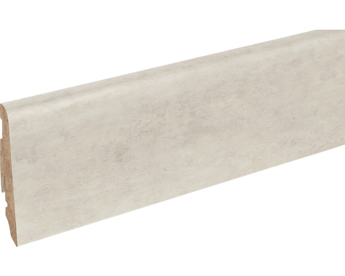 Sockelleiste Metallic Stone white FU060L 19x58x2400 mm