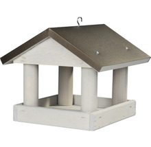 Vogelhaus aus Holz mit Dach