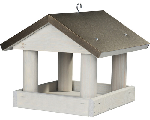 Vogelhaus aus Holz mit Dach