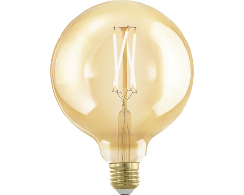 LED-Lampe G125 E27 / 4 W ( 28 W ) amber 300 lm 1700 K warmweiß