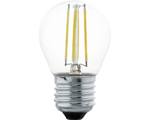 LED-Lampe G45 E27 / 4 W ( 40 W ) klar 470 lm 2700 K warmweiß