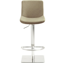 Barhocker Mayer Sitzmöbel 1287_04_26478 40x49x81 cm Gestell edelstahl gebürstet Sitz Kunstleder beige-thumb-1 Barhocker Mayer Sitzmöbel 1287_04_26478 40x49x81 cm Gestell edelstahl gebürstet Sitz Kunstleder beige-thumb-1