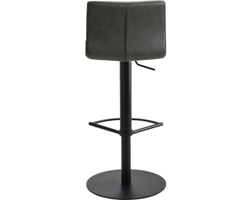 Barhocker mit Rückenlehne und Fußstütze