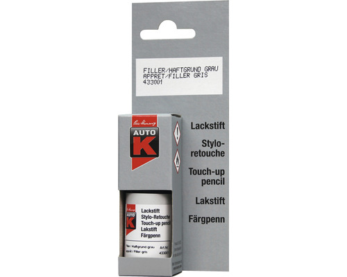 Auto-K Lackstift universal Filler Haftgrund Grau 9 ml Auto K Lackstift Grau mit Verpackung