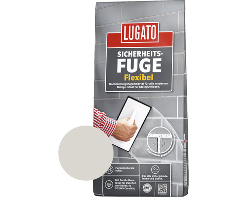 Lugato Fugenmörtel Sicherheitsfuge Flexibel manhattan 5 Kg Lugato Fugenmörtel Sicherheitsfuge Flexibel manhattan 5 Kg