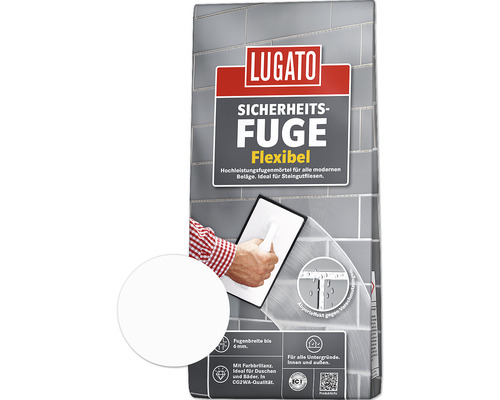 Lugato Fugenmörtel Sicherheitsfuge Flexibel weiss 5 Kg Lugato Fugenmörtel Sicherheitsfuge Flexibel weiss 5 Kg