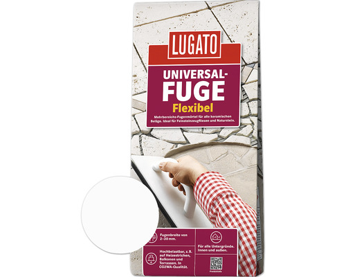 Lugato Fugenmörtel Universalfuge weiss 5 Kg Lugato Fugenmörtel Universalfuge weiss 5 Kg
