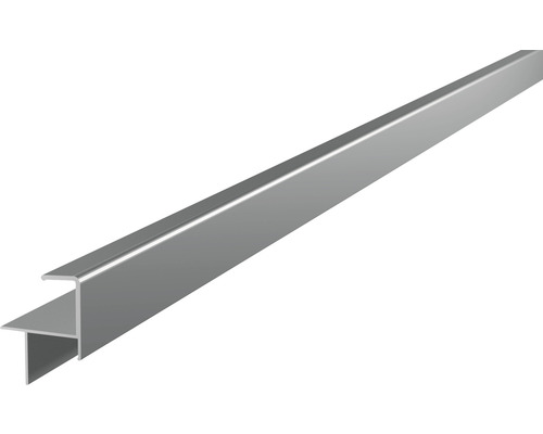 Abschlussschiene für Terrassenboden Dielenstärke 20-21 mm 2x35,6x46,9x1900 mm