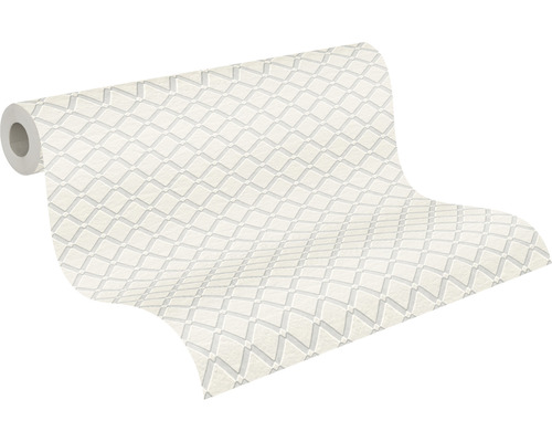 Tapetenrolle mit geometrischem Rautenmuster
