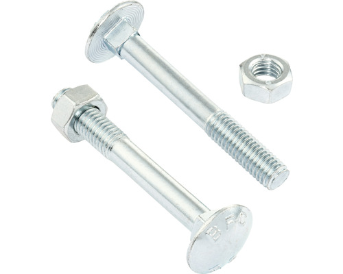 Schlossschrauben mit Muttern aus Metall