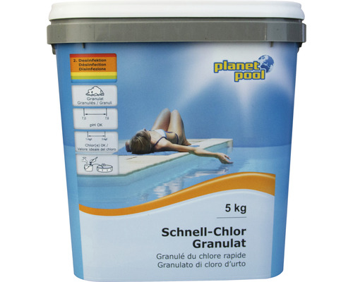 Schnell-Chlor-Granulat Planet Pool 5 kg Schnell-Chlor-Granulat Planet Pool 5 kg