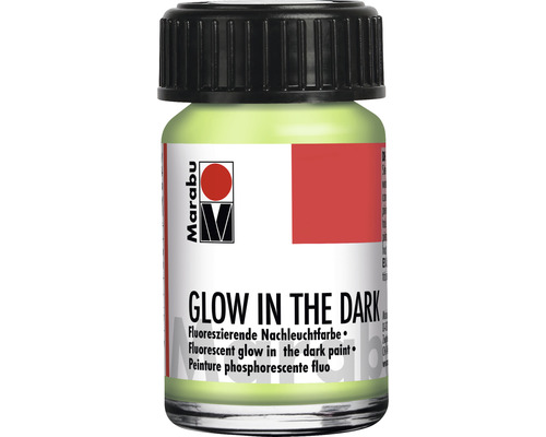 Marabu Glow in the Dark Farbe im Glas