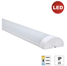LED Lichtleiste mit System 12 W 1500 lm L 400 mm weiß/alu-thumb-0