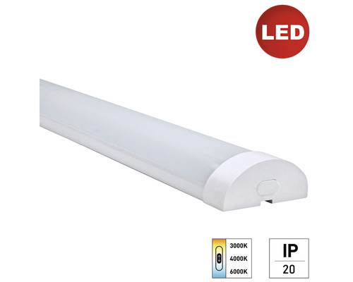 LED Lichtleiste mit System 12 W 1500 lm L 400 mm weiß/alu