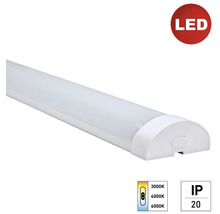 LED Lichtleiste mit System 24 W 2900 lm L 1000 mm weiß-thumb-0