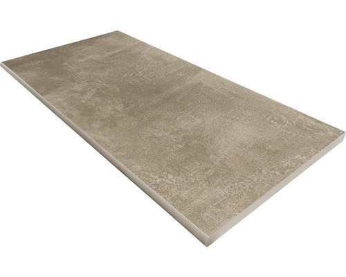 Poolumrandung Beckenrandstein New Concret Taupe Rundform 30x60 cm