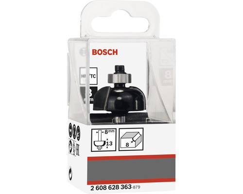 Bosch Abrundfräser mit Kugellager im Blister