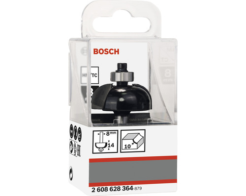 Bosch Abrundfräser mit Kugellager im Blisterpack