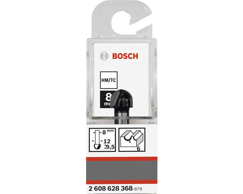 Bosch Abrundfräser mit 8 Millimeter Durchmesser in Verpackung