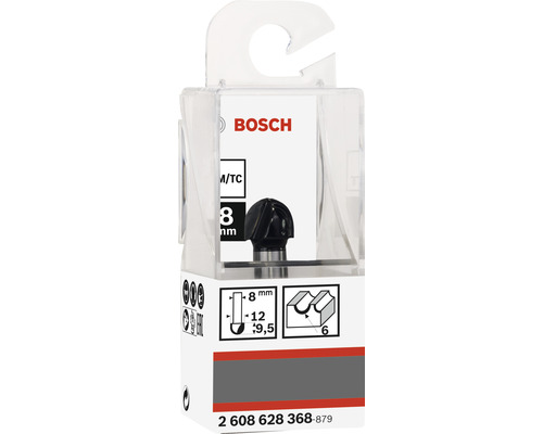 Bosch Abrundfräser mit 8 mm Durchmesser in Verpackung