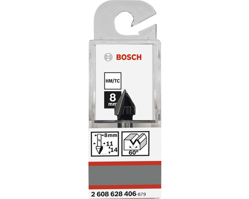 Bosch Nutfräser mit 8 mm Durchmesser in Verpackung