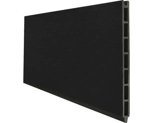 Einzelprofil Flex Grande 180 x 25,3 cm schwarz co-extrudiert