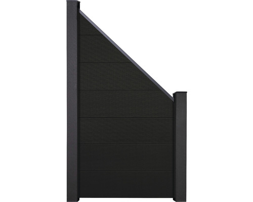 Sichtschutz Flex Grande 90 x 180 cm schwarz