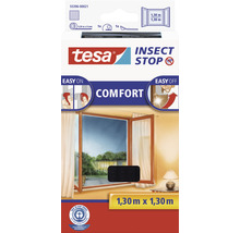 Fliegengitter für Fenster tesa Insect Stop Comfort anthrazit 130x130 cm